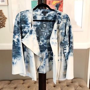 Eileen Fisher Ice Dye Jacket with Zip, Size 1X XXL